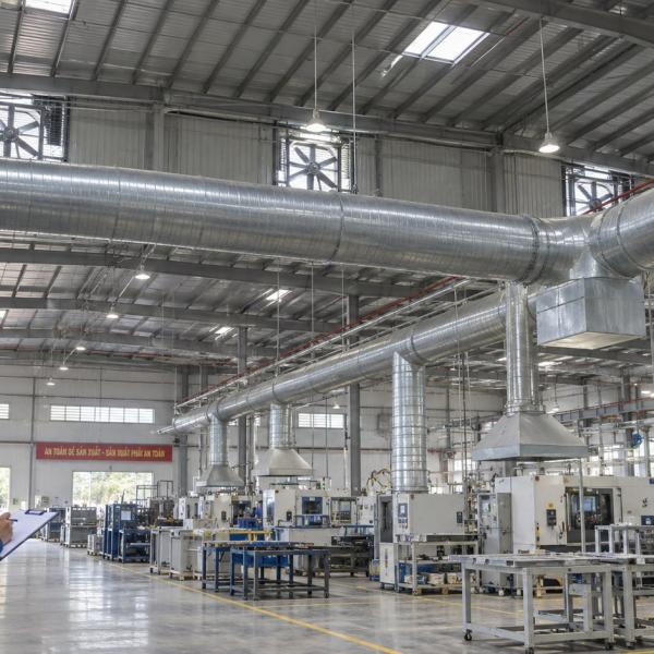 Cách tính lưu lượng gió nhà xưởng và kiểm tra hiệu quả sau lắp đặt